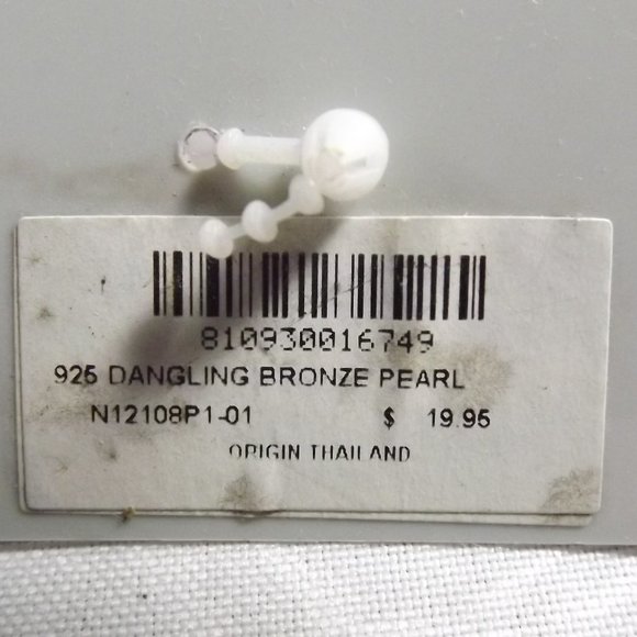 Dangling Bronze Pearl 925 Bead - Picture 6 of 6